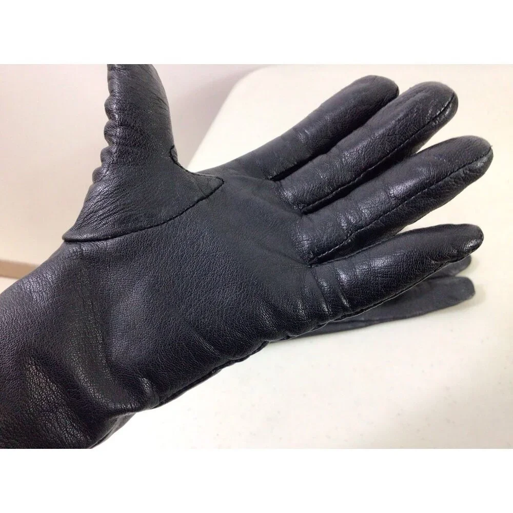 Perrin Leather Driving Gloves Womens Medium